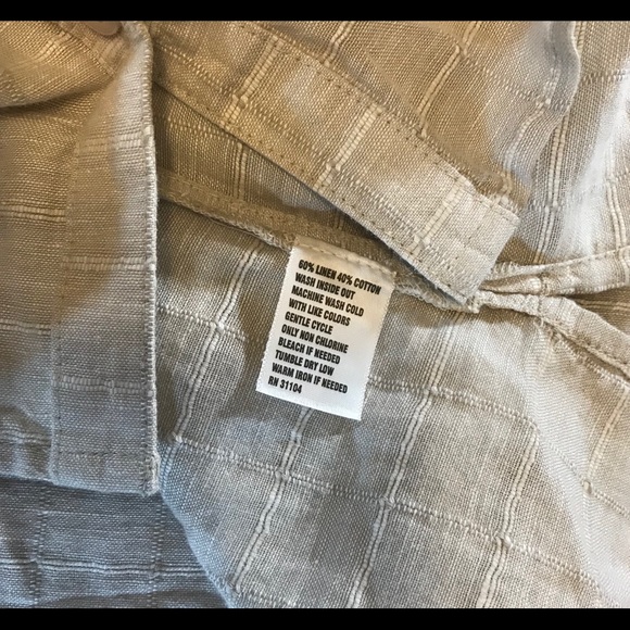 ✅25% off 3, New linen top by Kim Rogers XL - Picture 5 of 8